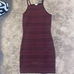 Black and Purple Dress